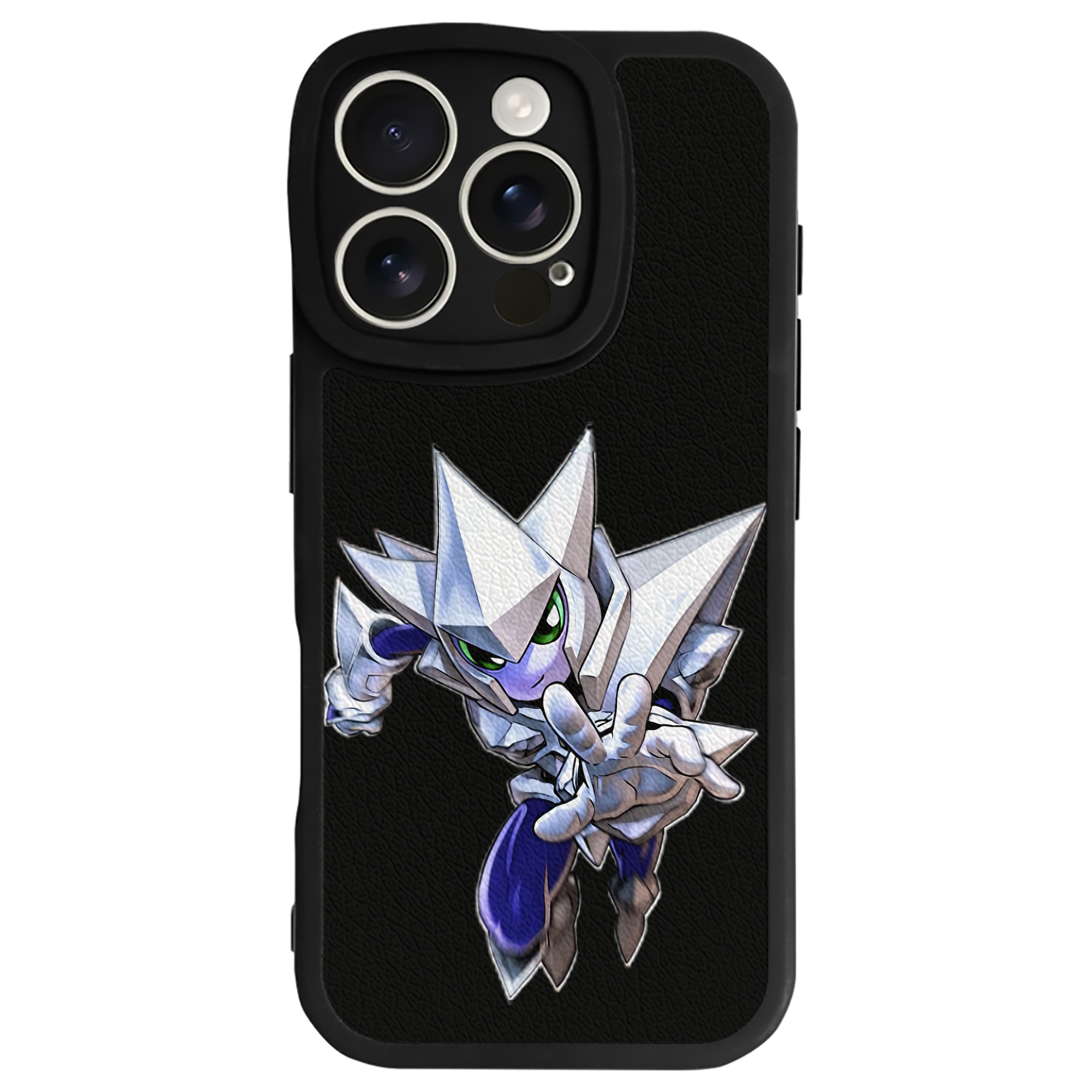 （画像用） 遊☆戯☆王 Yu-Gi-Oh! 【iPhone 16シリーズ対応】シリコンスマホケース（レザー調） 材質：シリコン